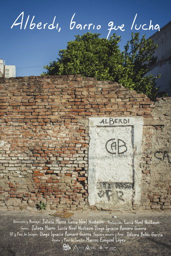 Poster for Alberdi, a neighborhood that fights back