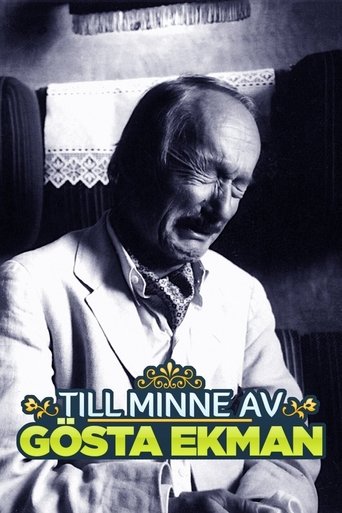 Poster for Till minne av Gösta Ekman