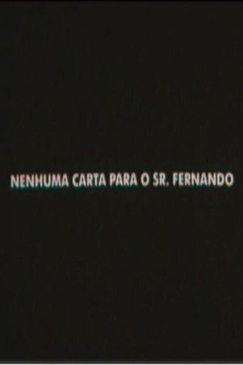 Poster for Mr. Fernando Has No Mail
