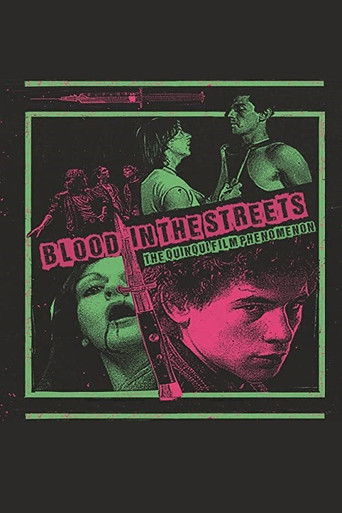 Poster for Blood in the Streets: The Quinqui Film Phenomenon