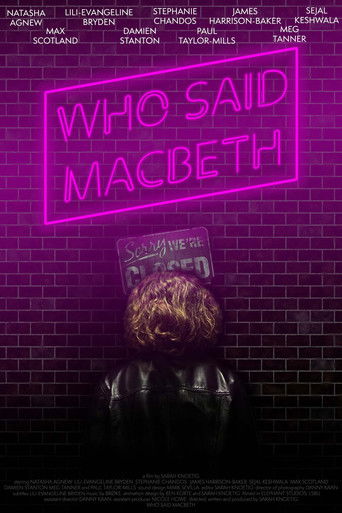Poster for Who Said Macbeth