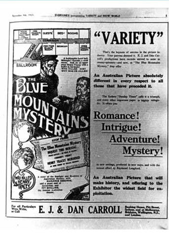 Poster for The Blue Mountains Mystery