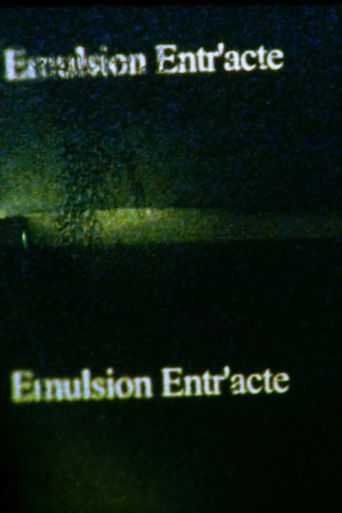 Poster for Emulsion Entr’acte; intermission